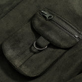 Unisex Jacket Vintage Multi-Pocket Workwear Jacket Top Baggy Coat